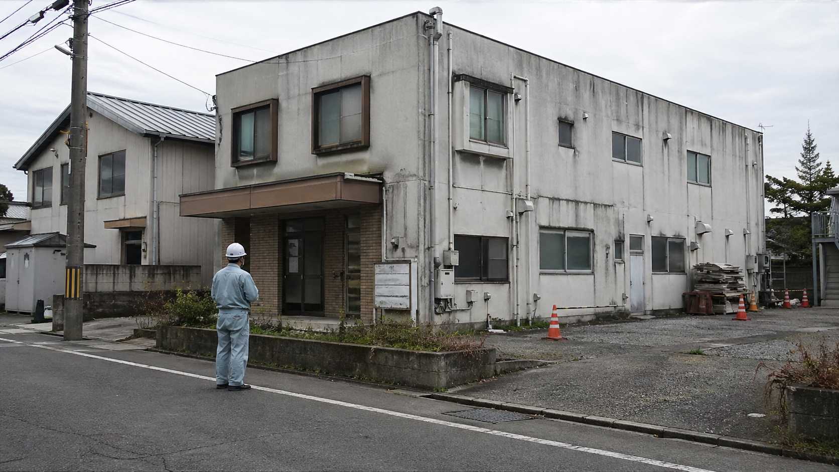 事業用建物の解体前現地確認