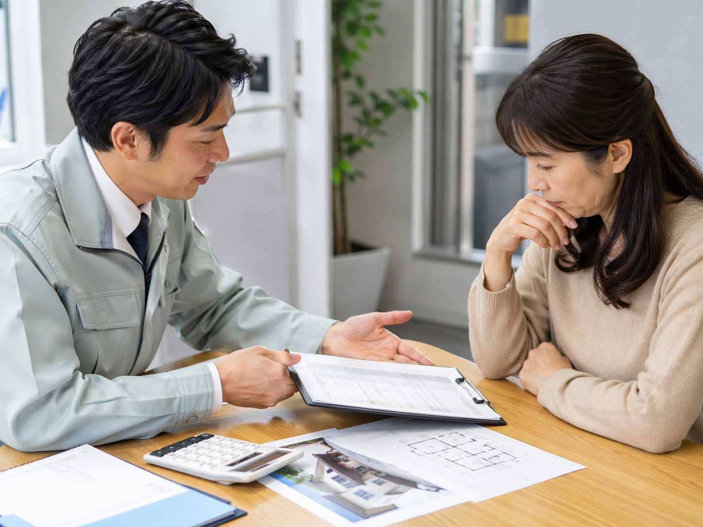 塩尻市の解体工事相談イメージ