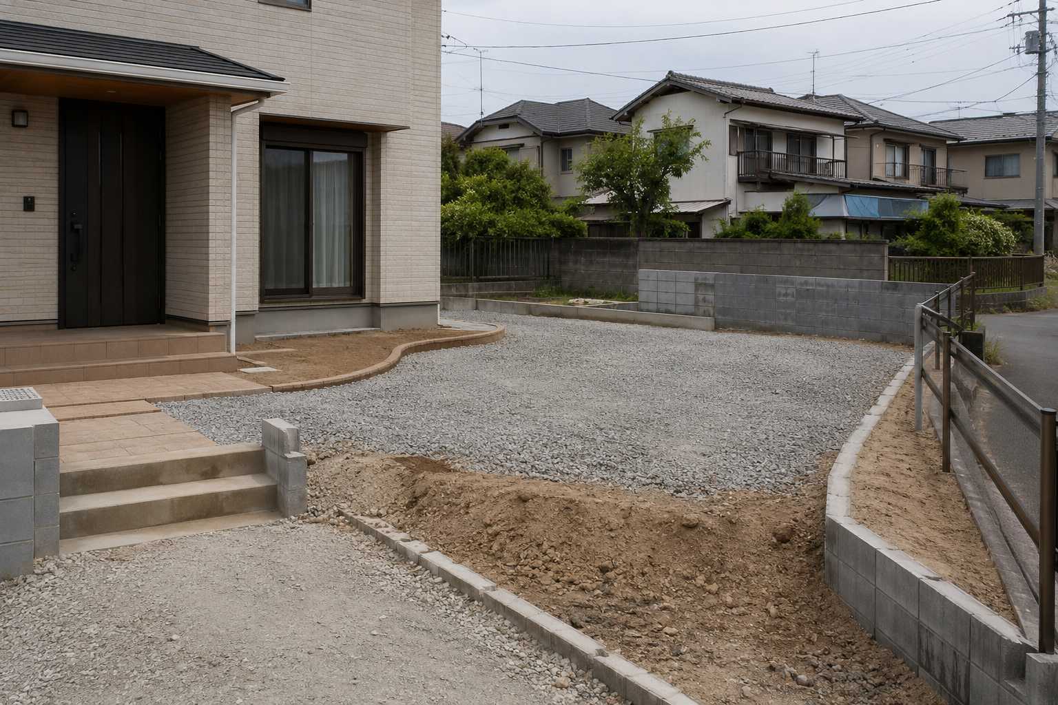 解体後の整地とリフォーム相談イメージ